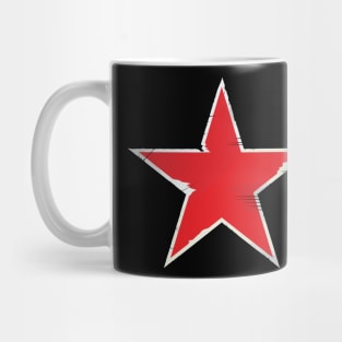 Vintage red star of the USSR Mug